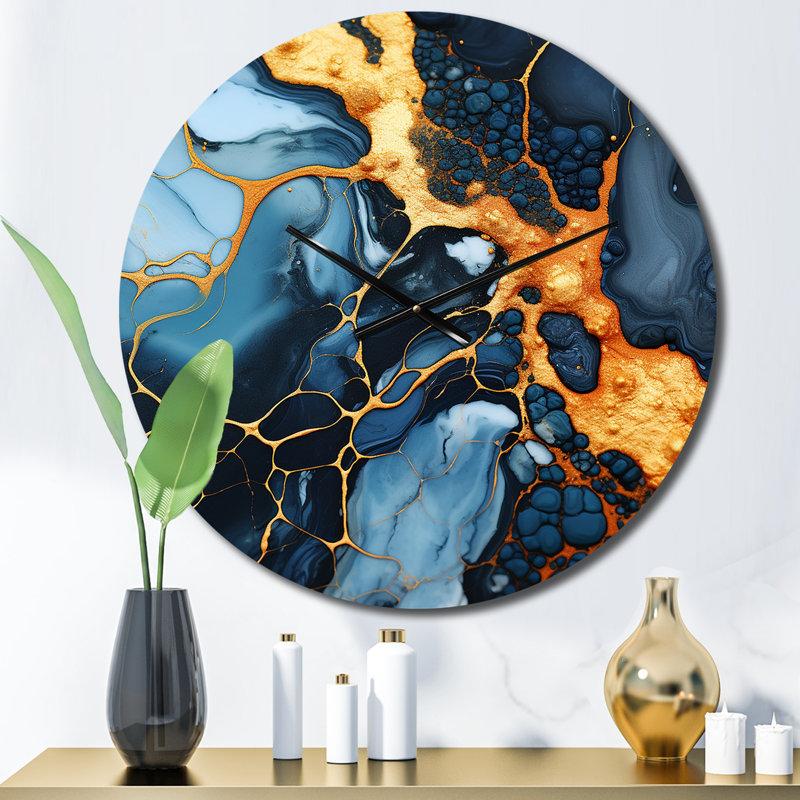 Horloge murale Lava Marble Art, Petit