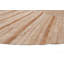 Tapis rond intérieur / extérieur caramel en peau de vache géométrique La Quinta-514019395