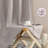 Grommet Room Darkening Linen Textured Curtain-607111006-607110978