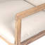 Causeuse d'extérieur en teck beige