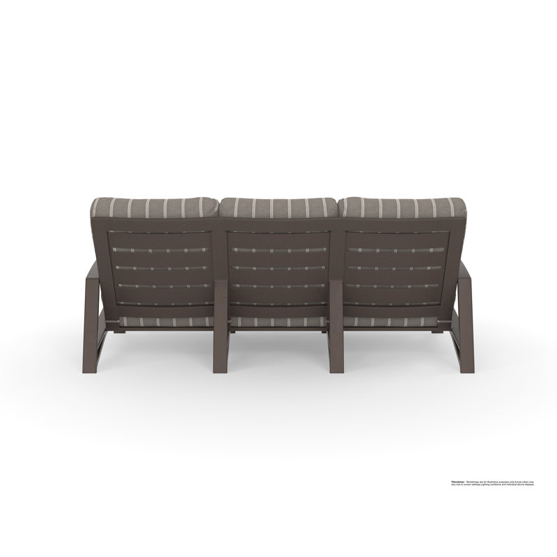 Arc Outdoor 3 - Seat Patio Sofa, Kindle Silk, Copper Creek