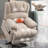 23-Inch Seat Width High-Back Beige Chenille Power Lift Recliner With 8-Point Vibration Massage And Lumbar Heating-1669465538