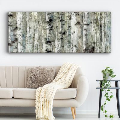 Bouleau III sur toile