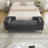 Upholstered Flip Top Storage Bench With Bolster Pillows-745279420