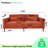 74Inch Corduroy Vertical Stripe Upholstered Sofa-1993970500
