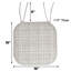 Coussin de chaise antidérapant en mousse à mémoire de forme 16 po x 16 po Aria-1114038306-1186914763
