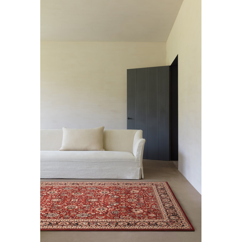 Balaton Oriental Wool Area Rug, Rectangle 135 x 200cm