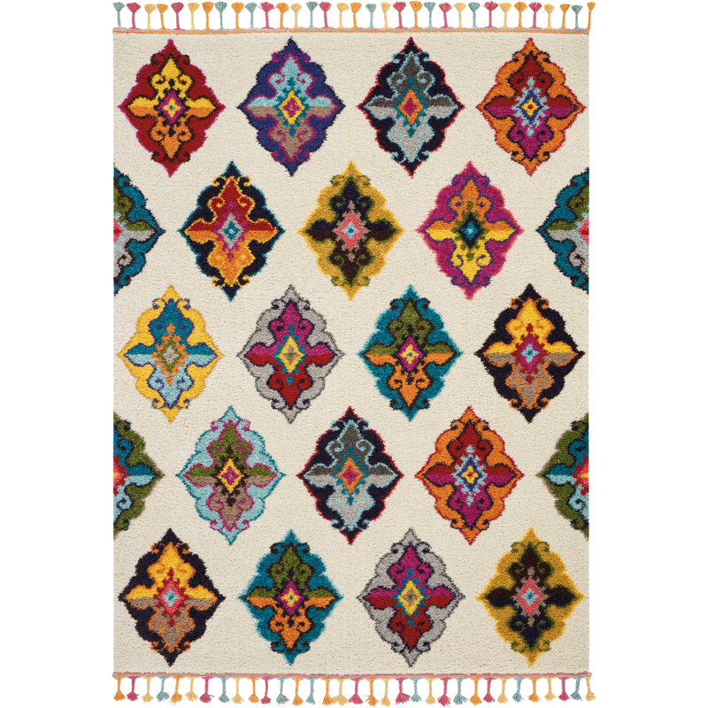 Raul Moroccan Polypropylene Rug, Rectangle 2'2" x 4'