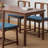 Elm 6 - Person Solid Wood Top Four Leg Dining Set-99686171