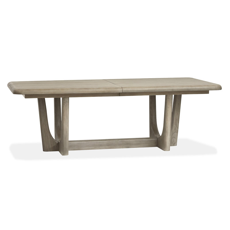 Extendable Rectangular Dining Table With 2 Benches 2 Host Chairs And Buffet, 6 Pieces: Table, 2 Benches, 2 Chairs, Buffet