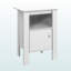 Table de chevet blanche Rachel
