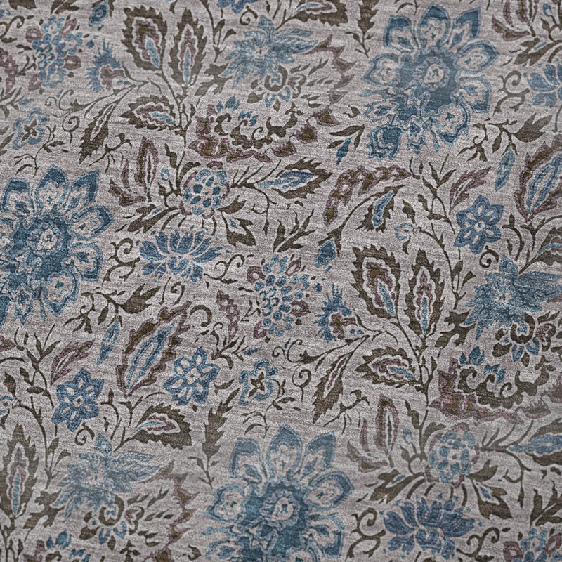 Jeté floral Sherpa ASB660 Addison, Moka