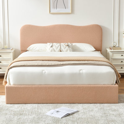 Lit plateforme tapissier Hayden