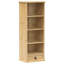 Lavedan 110cm H x 40cm W Metal, Manufactured Wood, Solid Wood Standard Bookcase