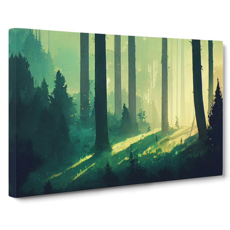 Innovative Summer Forest - Wrapped Canvas, 40cm H x 60cm W
