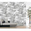 City Views Dove Grey Wall Mural