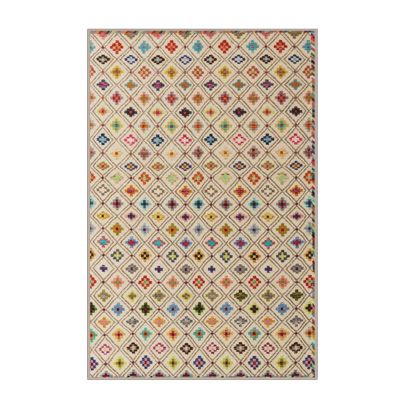 Abstract Indoor Rug, Rectangle 8' x 12'