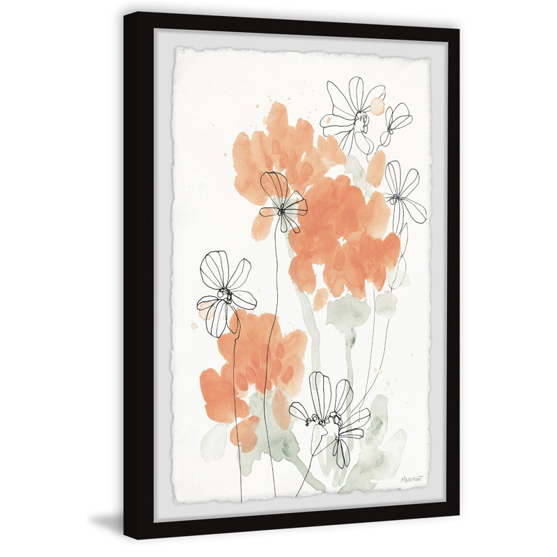 Blush Peonies II by Marmont Hill - Single Picture Frame Painting, 61cm H x 91cm W