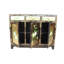 Rotherham Gold Leaf 118 Cm Wide 3 Drawer Sideboard Floral Atristry