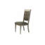 Ensemble de 2 chaises d'appoint luxueuses rembourrées capitonnées Luxury