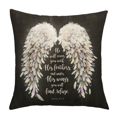 Cotton Blend Throw Pillow