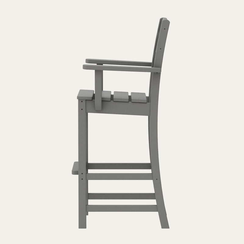 Fauteuil bar Lakeside, Gris ardoise