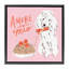 Cadre flottant Amore Mio Pasta Poodle, design par Krissy Mast-767390152-767390159