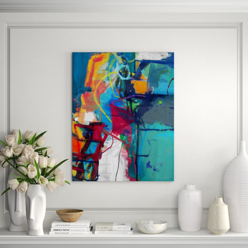 Things Near And Far I Painting by Fern Cassidy, 51" H x 40" W x 1.5" D, Outdoor