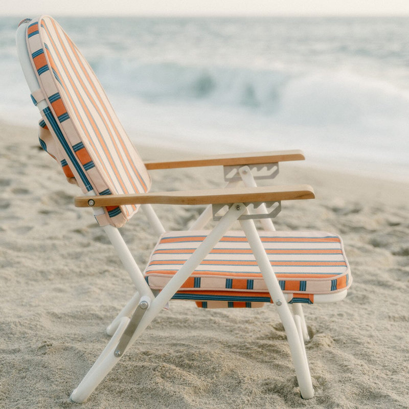 Pam Chair, Green/Pink/White Striped