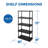36 " W Plastic Shelving Unit