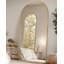 Miroir de plancher noir arqué avec support, miroir autoportant de 38 po x 77 po pour chambre à coucher-1950966364-1950966358