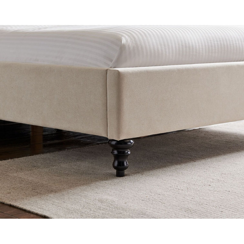 Fairfield Upholstered Bed, Single (3'), Natural