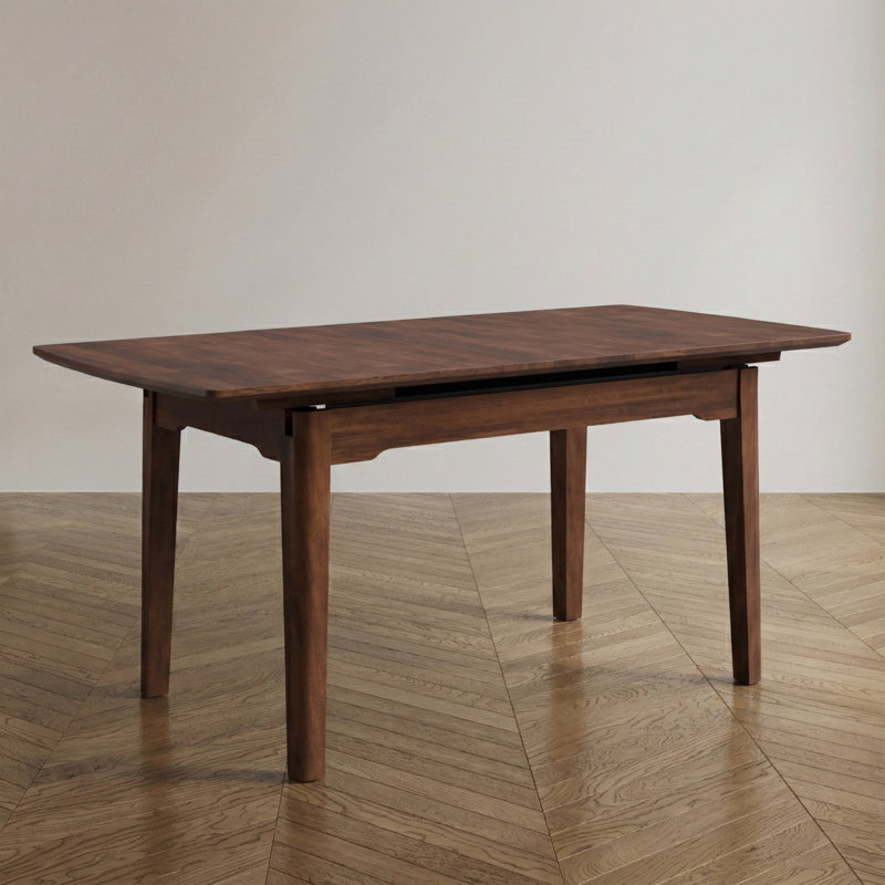 Rozella Expandable 64" Solid Wood Dining Table