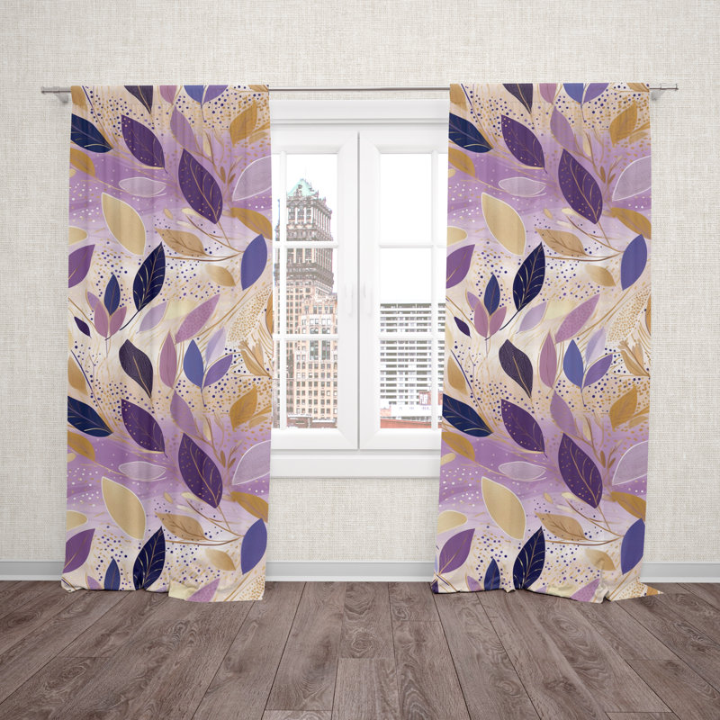 Kanaga Room Darkening Curtain Pair, 40" W x 61" L