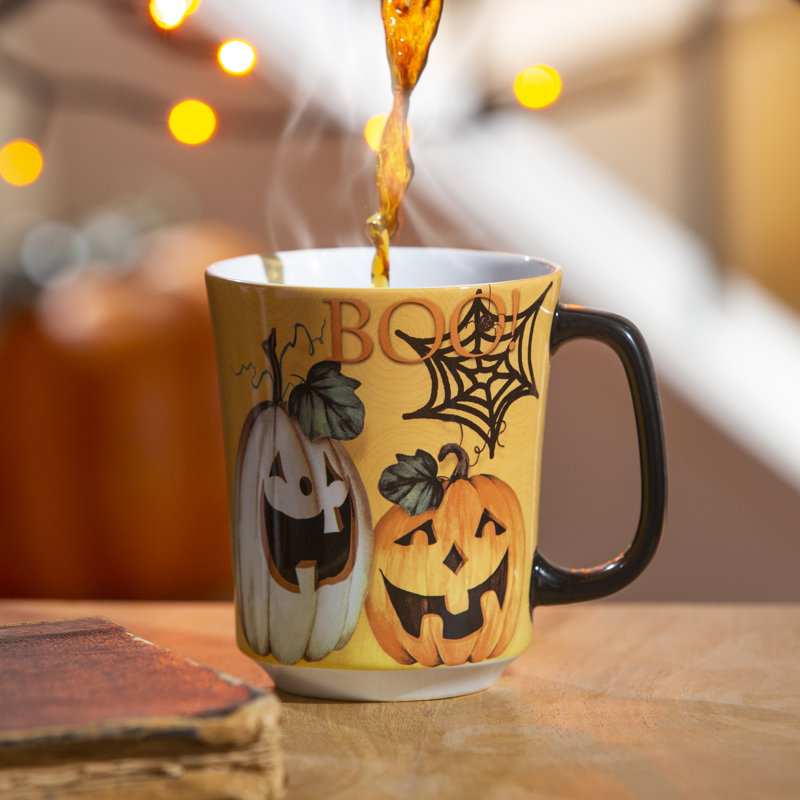 Cup Of Awesome, 14 OZ, Boo Pumpkins