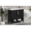Samanthia 36'' Single Bathroom Vanity with Ceramic Top