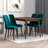 Keyauna 4 - Person Solid Wood Solid Wood Top Four Leg Dining Set