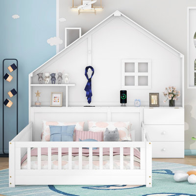 Lit pour enfant Wolken