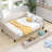 Upholstered Tufted Daybed with Two Drawers