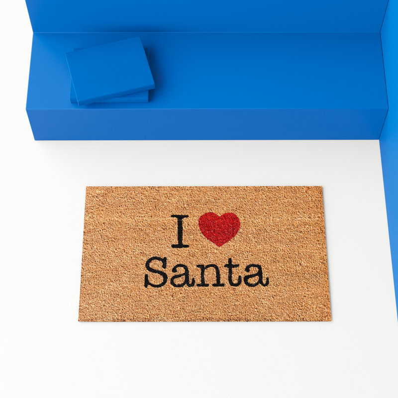 Bertrand Non-Slip Christmas Outdoor Doormat
