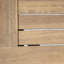 Causeuse d'extérieur en bois d'acacia avec table basse