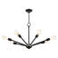Lustre sphérique spoutnik 7 lumières Adriano-112401365