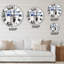 Grande horloge murale The Blue Moose - This Way II-73151389