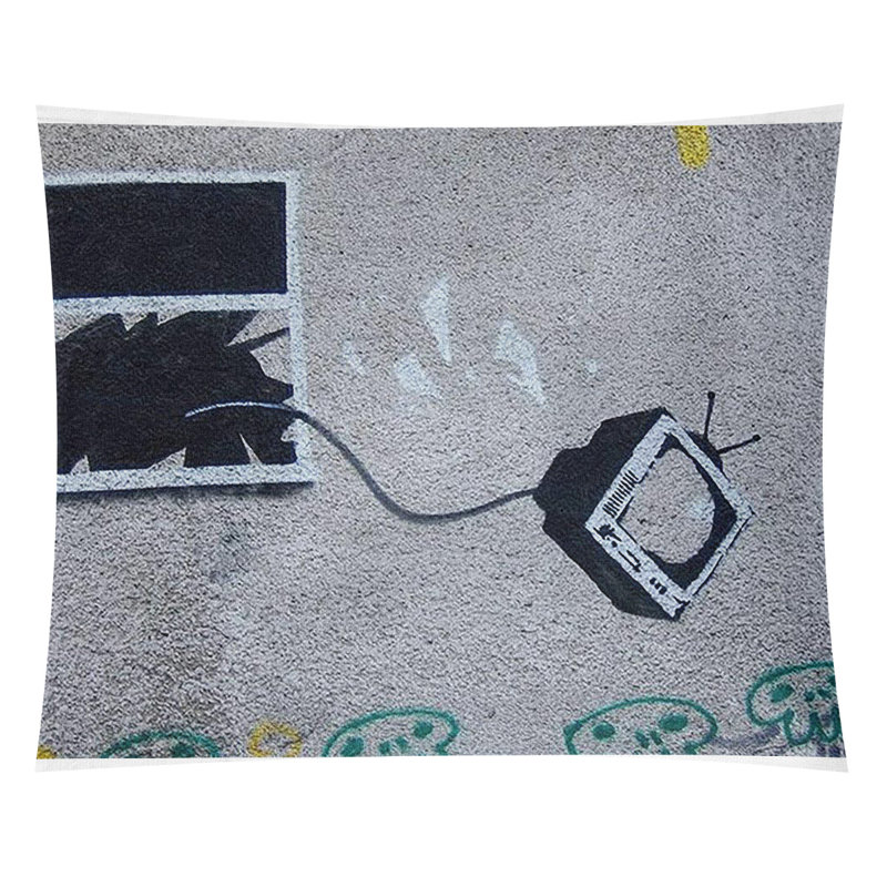 Polyester Tapestry, 88" H x 104" W x 1" D