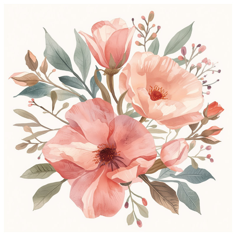 Tapis de bain rose, L 24 po x L 17 po