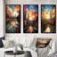 «City Austin Popart», 3 pièces sur toile-1786105012-1786105013