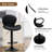 Upholstered Swivel Adjustable Height Bar Stool,PU Leather Counter Stool-547481582