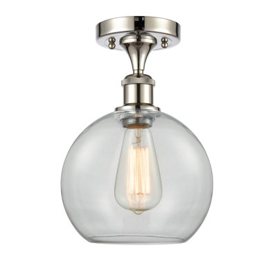 Plafonnier semi-encastré 1 lumière 8 po Cindi