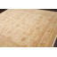 Tapis décoratif beige/brun noué à la main en laine de conception unique 8 pi x 9 pi 10 po fafa