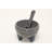 6oz Plomo Ceramic Salsa Bowl W/ Spoon-1383001930-1383001942